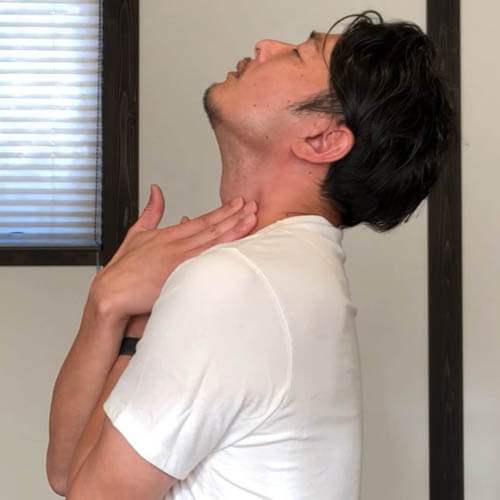 スマホ首改善ストレッチ【#胸鎖乳突筋 #健康舌骨筋】