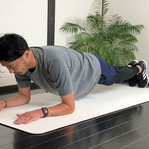 フロントブリッジ｜プランクで体幹を鍛えよう