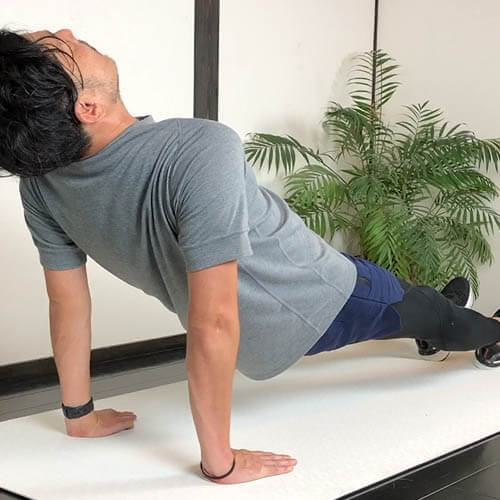 ハイリバースプランク｜体幹を鍛える