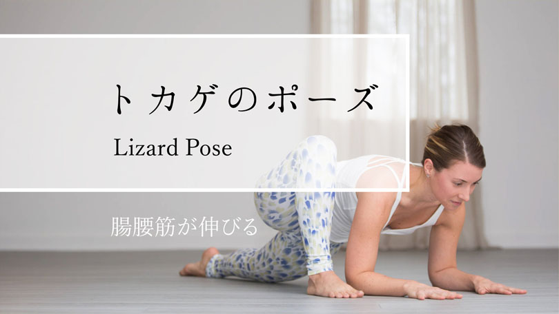 トカゲのポーズ（リザードポーズ）効果的なやり方とヨガ応用メニュー