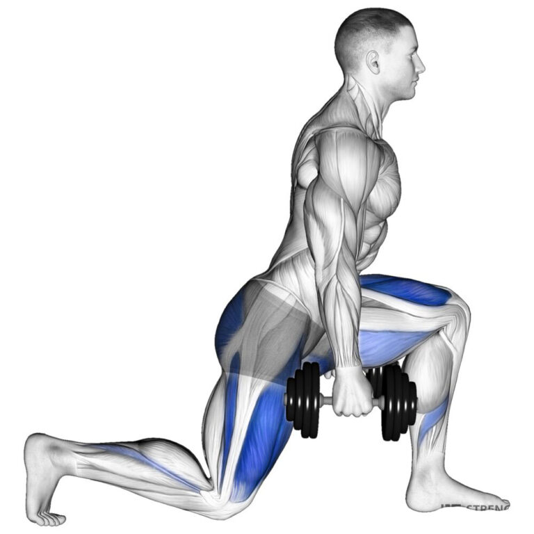 ダンベルランジ dumbbell lunge