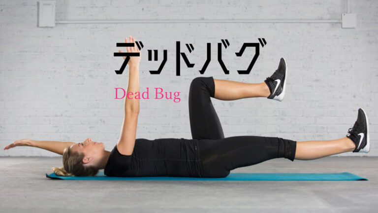 デッドバグの効果的なやり方｜体幹の腹横筋・腹直筋を鍛えるトレーニング
