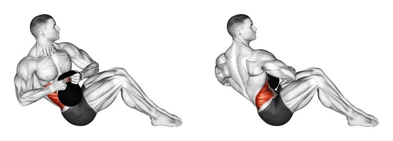 ダンベルツイストの効果と発達する筋肉部位
