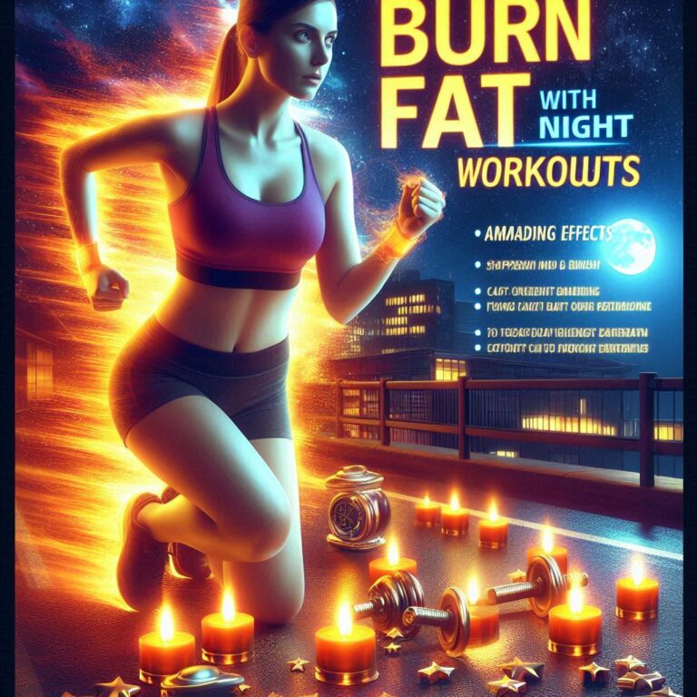 夜のトレーニングで脂肪燃焼！驚くべき効果とメニュー