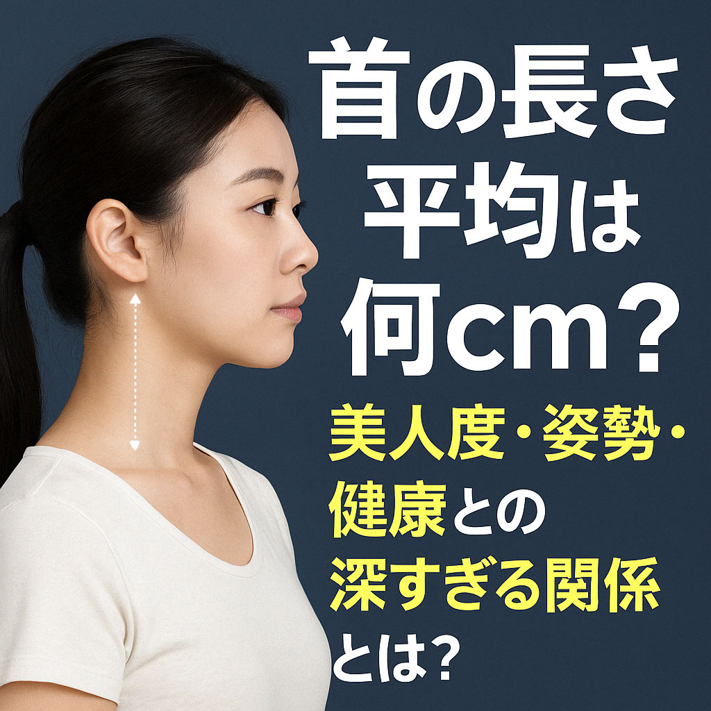 首の長さ 平均は何cm？美人度・姿勢・健康との深すぎる関係とは？