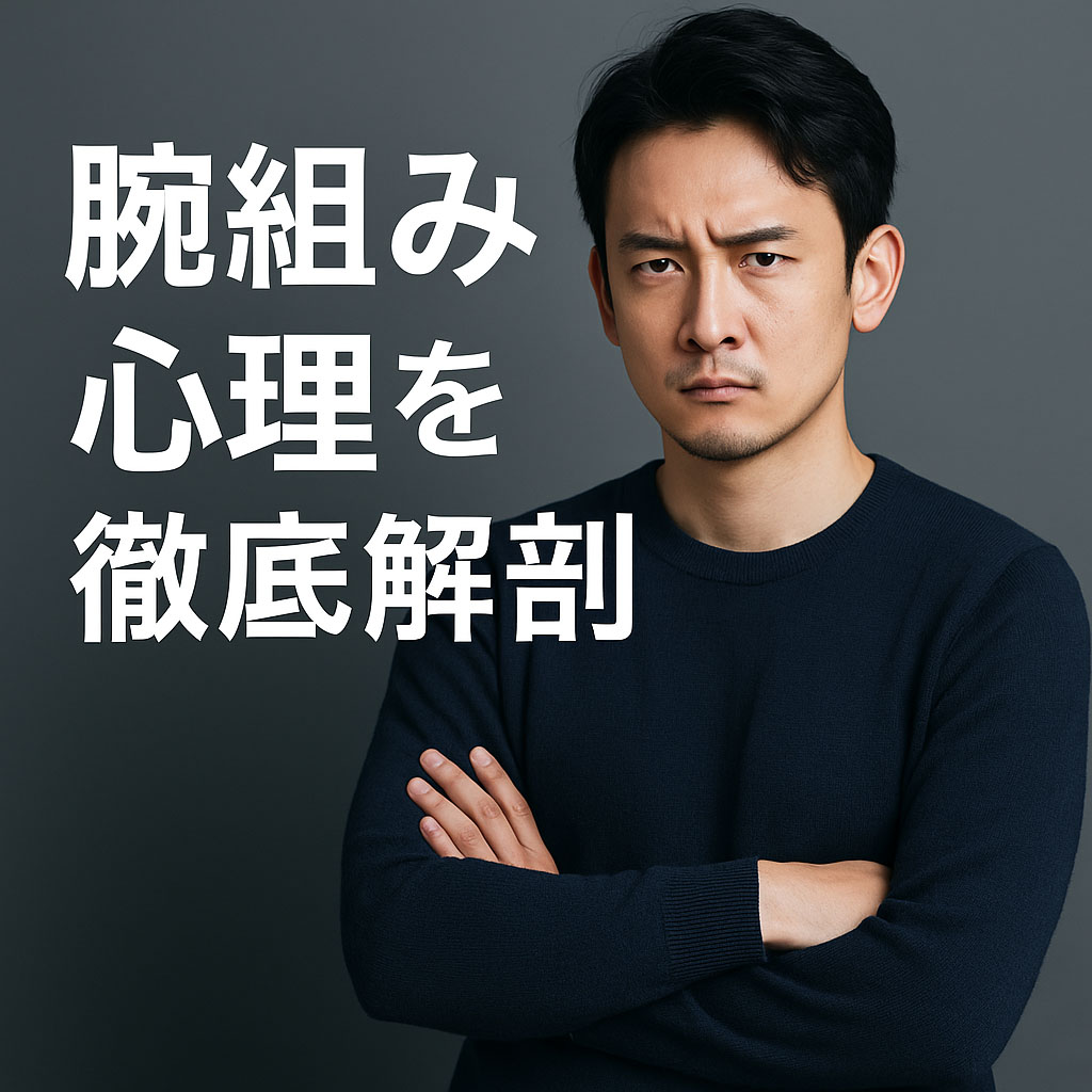 腕組みの心理をシーン別・性別で解説！その仕草に隠された“本音”と5つの見抜き方