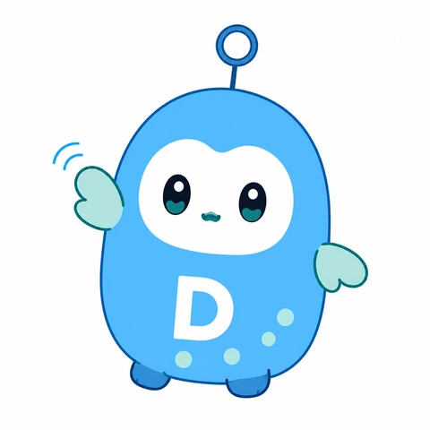 手をふるディくん